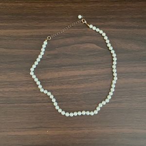 Faux Pearl Necklace and Bracelet